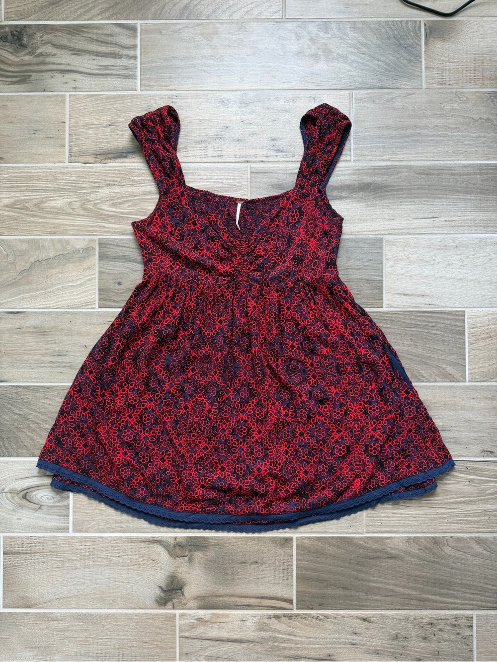 Babydoll Free People Tabitha mini dress cap sleeves size XL